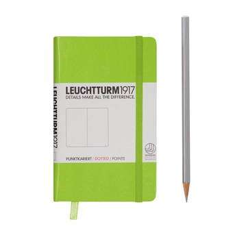  «Карманная записная книжка Leuchtturm1917 точки лайм (326292)», бренда Leuchtturm1917 - фото №1 - миниатюра