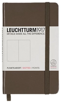  «Карманная записная книжка Leuchtturm1917 точки темно-серая (339599)», бренда Leuchtturm1917 - фото №2 - миниатюра