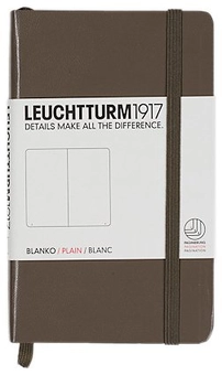  «Карманная записная книжка Leuchtturm1917 чистые листы темно-серая (339595)», бренда Leuchtturm1917 - фото №2 - миниатюра