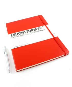  «Записная книжка LEUCHTTURM1917 линейка красная (340931)», бренда Leuchtturm1917 - фото №2 - миниатюра