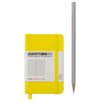  «Записная книжка Leuchtturm1917 Мини линейка желтая (344977)», бренда Leuchtturm1917 - фото №1 - миниатюра