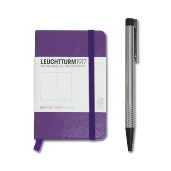  «Записная книжка Leuchtturm1917 Мини линейка лаванда (343556)», бренда Leuchtturm1917 - фото №1 - миниатюра