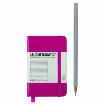  «Записная книжка Leuchtturm1917 Мини линейка ягодная (344978)», бренда Leuchtturm1917 - фото №2 - миниатюра