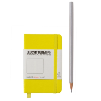  «Записная книжка LEUCHTTURM1917 Мини чистые листы желтая (344983)», бренда Leuchtturm1917 - фото №2 - миниатюра