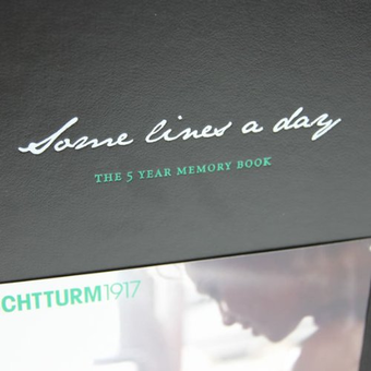  «Записная книжка Leuchtturm1917 Memory Book Some lines a day черная (343552)», бренда Leuchtturm1917 - фото №6 - миниатюра