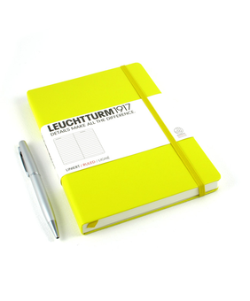  «Записная книжка Leuchtturm1917 Medium клетка желтая (423544)», бренда Leuchtturm1917 - фото №2 - миниатюра