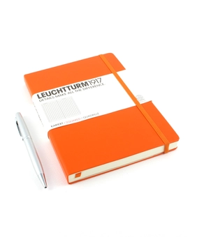 «Нотатник Leuchtturm1917 Medium лінійка помаранчева (342934)», бренду Leuchtturm1917 - фото №1 - мініатюра