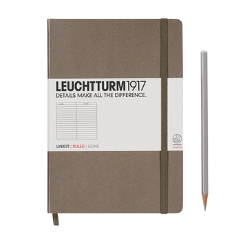  «Нотатник Leuchtturm1917 Medium лінійка темно-сіра (339571)», бренду Leuchtturm1917 - фото №1 - мініатюра
