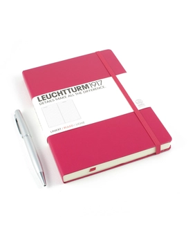  «Записная книжка Leuchtturm1917 Medium линейка ягодная (344807)», бренда Leuchtturm1917 - фото №1 - миниатюра