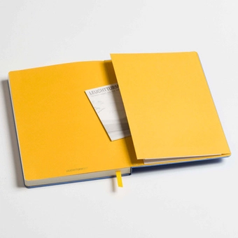  «Записная книжка LEUCHTTURM1917 BiColore чистые листы васильково-желтый (343152)», бренда Leuchtturm1917 - фото №5 - миниатюра