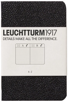  «Адресная записная книжка Leuchtturm1917 X Mini черная (325725)», бренда Leuchtturm1917 - фото №2 - миниатюра