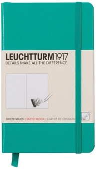  «Скетч-Бук LEUCHTTURM1917 карманный изумрудный (344993)», бренда Leuchtturm1917 - фото №2 - миниатюра