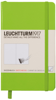  «Скетч-Бук LEUCHTTURM1917 карманный лайм (344660)», бренда Leuchtturm1917 - фото №2 - миниатюра