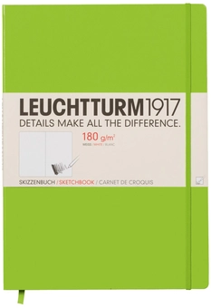  «Скетч-Бук LEUCHTTURM1917 Master Slim А4+ лайм (344674)», бренду Leuchtturm1917 - фото №2 - мініатюра