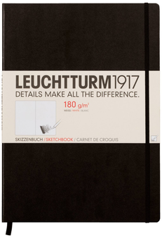  «Скетч-Бук LEUCHTTURM1917 Master Slim А4+ черный (344675)», бренда Leuchtturm1917 - фото №1 - миниатюра