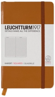  «Карманная записная книжка Leuchtturm1917 клетка карамель (338745)», бренда Leuchtturm1917 - фото №2 - миниатюра
