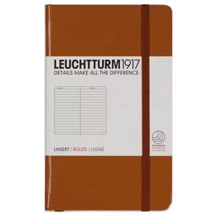 «Карманная записная книжка Leuchtturm1917 линейка карамель (338733)», бренда Leuchtturm1917 - фото №2 - миниатюра