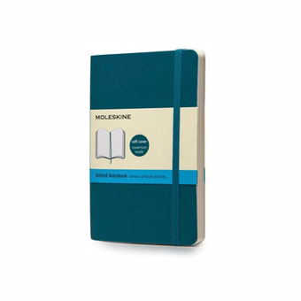 «Карманная записная книжка Moleskine Classic Soft в точку бирюзовая (QP614B6#9788867323555)», бренда Moleskine - фото №2 - миниатюра