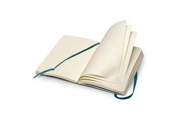 «Карманная записная книжка Moleskine Classic Soft в точку бирюзовая (QP614B6#9788867323555)», бренда Moleskine - фото №7 - миниатюра