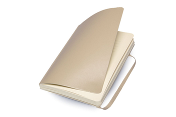  «Карманная записная книжка Moleskine Classic Soft нелинованная бежевая (QP613G4#9788867323586)», бренда Moleskine - фото №6 - миниатюра