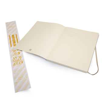 «Записная книжка Moleskine Classic Soft в линейку 19х25 см бежевая (QP621G4#9788867323746)», бренда Moleskine - фото №3 - миниатюра