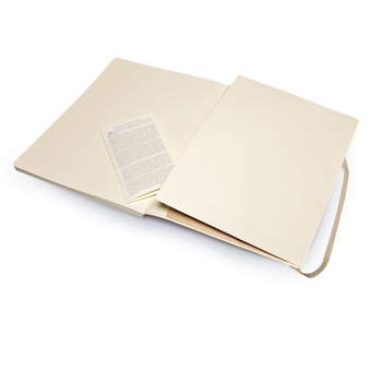 «Записная книжка Moleskine Classic Soft в линейку 19х25 см бежевая (QP621G4#9788867323746)», бренда Moleskine - фото №6 - миниатюра