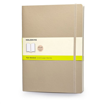 «Записная книжка Moleskine Classic Soft нелинованная 19х25 см бежевая (QP623G4#9788867323821)», бренда Moleskine - фото №1 - миниатюра