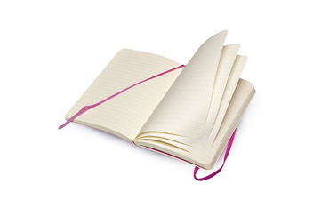 «Карманная записная книжка Moleskine Classic Soft в линейку маджента (QP611H4#9788867323524)», бренда Moleskine - фото №6 - миниатюра