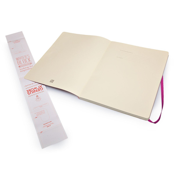 «Записная книжка Moleskine Classic Soft в линейку 19х25 см маджента (QP621H4)», бренда Moleskine - фото №6 - миниатюра