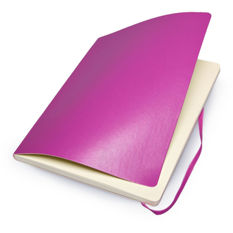 «Записная книжка Moleskine Classic Soft в линейку 19х25 см маджента (QP621H4)», бренда Moleskine - фото №5 - миниатюра