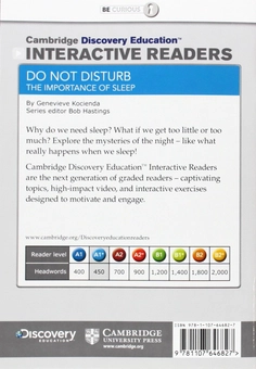 Бумажная книга «Do Not Disturb: The Importance of Sleep High Beginning Book with Online Access», автор Женевьева Косьенда - фото №3 - миниатюра