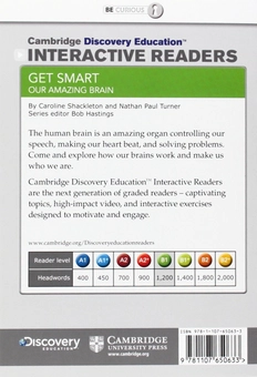 Паперова книга «Get Smart : Our Amazing Brain. Intermediate. Book with Online Access», авторів Керолайн Шакелтон, Натан Поль Тернер - фото №3 - мініатюра