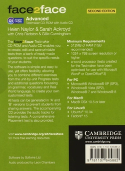 Бумажная книга «face2face Advanced Testmaker (+ CD-ROM)», авторов Helen Naylor, Sarah Ackroyd, Chris Redston, Gillie Cunningham - фото №3 - миниатюра