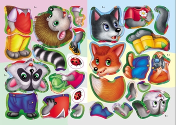 Бумажная книга «Лісові тварини. Розвивальні наліпки з логічними завданнями» - фото №5 - миниатюра