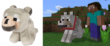  «Мягкая игрушка JINX Minecraft Baby Wolf Plush (JINX-6362)», бренда JINX - фото №4 - миниатюра