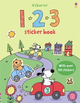Паперова книга «First Sticker Book 123», автор Сем Теплін - фото №1 - мініатюра