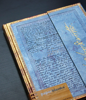  «Блокнот Paperblanks Уильям Вордсворт Письмо с цитатой из Жёлтых нарциссов средний (PB2571-9)», бренда Paperblanks - фото №6 - миниатюра