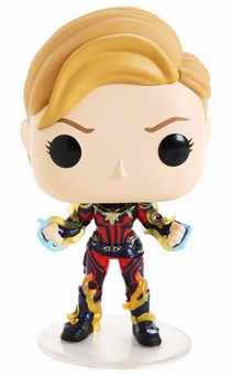  «Коллекционная фигурка Funko POP! Avengers Endgame Капитан Марвел (45143)», бренда Funko Pop - фото №1 - миниатюра