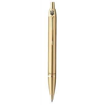 «Шариковая ручка Parker IM Brushed Metal Gold GT BP Трезубец (20 332G_TR)», бренда Parker - фото №2 - миниатюра