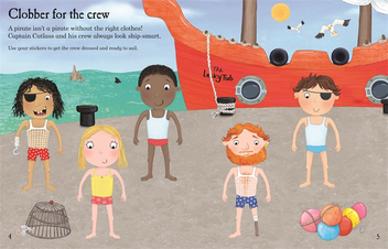 Паперова книга «How to be a Skullabones Pirate: A Ladybird Skullabones Island Sticker Activity Book» - фото №4 - мініатюра