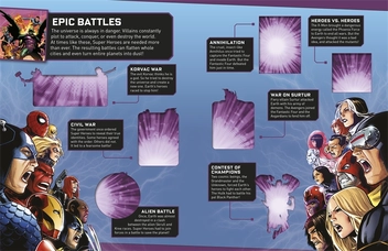 Бумажная книга «Marvel Super Battles Ultimate Sticker Book» - фото №3 - миниатюра