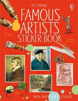 Паперова книга «Famous Artists. Sticker Book», автор Меган Кулліс - фото №1 - мініатюра