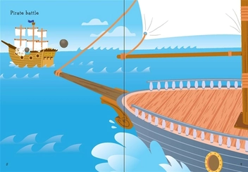 Бумажная книга «1000 Pirate Stickers», автор Люси Боумэн - фото №3 - миниатюра