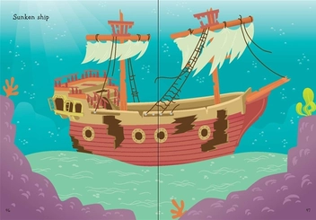 Бумажная книга «1000 Pirate Stickers», автор Люси Боумэн - фото №4 - миниатюра