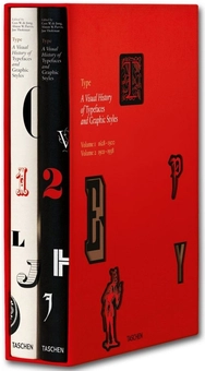 Паперова книга «Type: A Visual History of Typefaces and Graphic Styles», авторів Іан Толенаар, Алстон В. Первис, Сіз де Йонг - фото №1 - мініатюра
