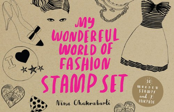 Паперова книга «My Wonderful World of Fashion Stamp Set», автор Ніна Чакрабарті - фото №2 - мініатюра