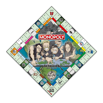  «Настільна гра Winning Moves Metallica Monopoly (WM01868-EN1-6)», бренда Winning Moves - фото №3 - миниатюра