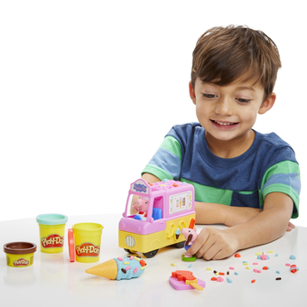  «Набір для творчості Play-Doh з пластиліном Машинка з морозивом Свинки Пеппи (5010993979639)», бренду Hasbro - фото №6 - мініатюра