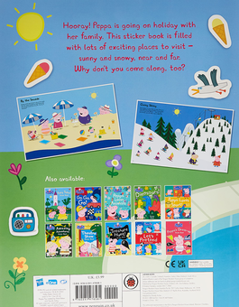 Бумажная книга «Peppa Pig. Peppa’s Holiday Fun Sticker Book» - фото №2 - миниатюра