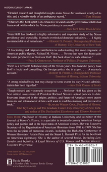 Паперова книга «Nixon Reconsidered», автор Джоан Хофф - фото №2 - мініатюра